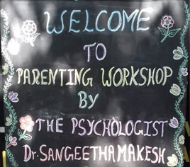 Parenting Workshop at SRM Nightingale School